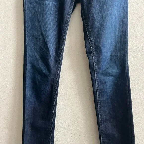 NWOT Miss Me Dark Wash Embellished Skinny Jeans Size 27 Style JP46565 - Picture 4 of 14